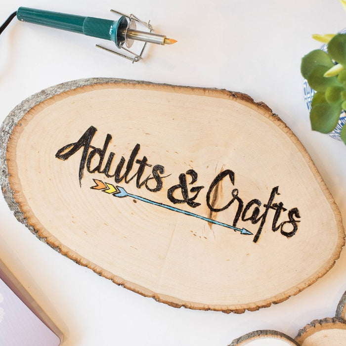 Wood Burning Kit | DIY Pyrography Craft Kit - Ed's Plant Shop