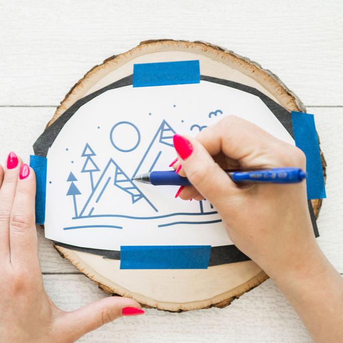 Wood Burning Kit | DIY Pyrography Craft Kit - Ed's Plant Shop