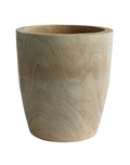 Wood Curved Vase