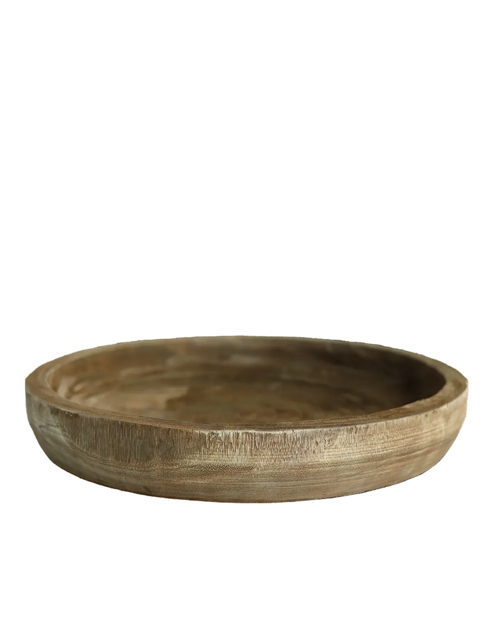 Wood Plate Vessel