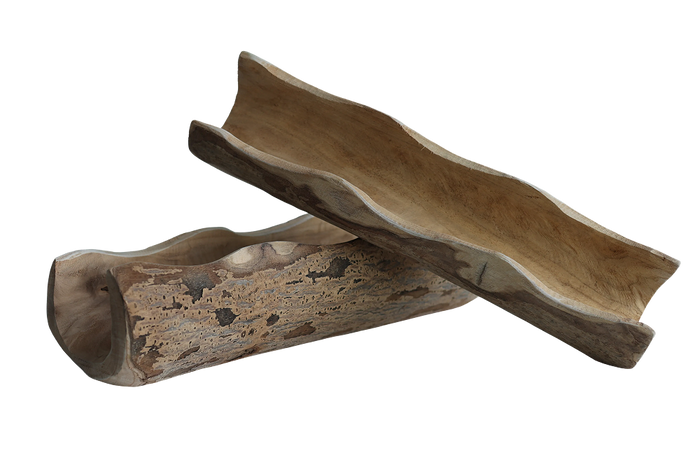 Wood Vessel Small