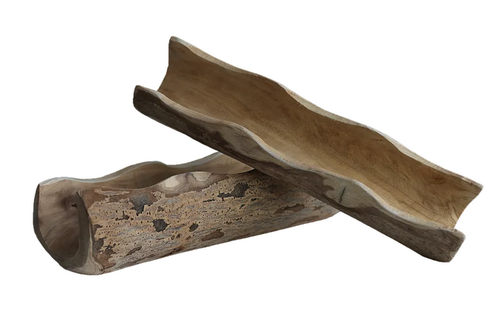 Wood Vessel Small