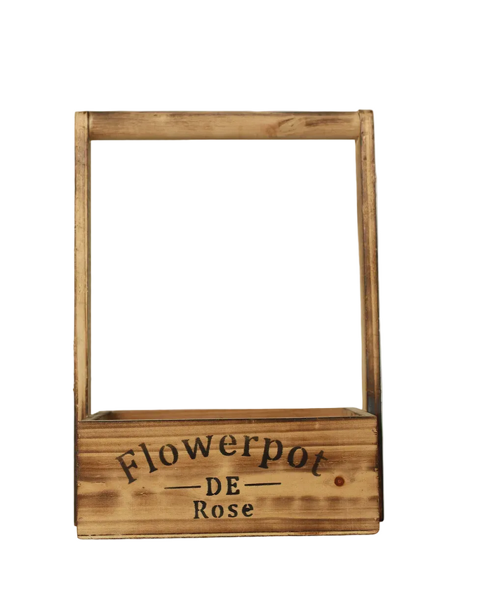 Wooden Basket Trio Set