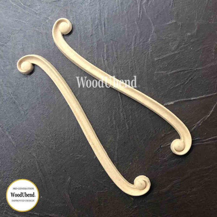 WoodUbend Decorative Drops Moulds WUB1582 (Set of 2)