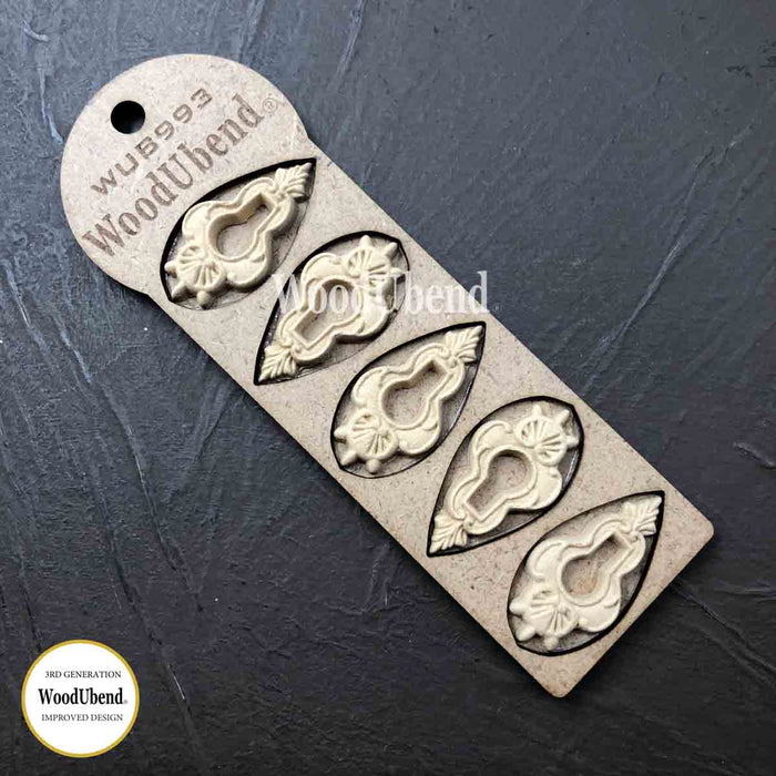WoodUbend Five Keyholes Moulds WUB0993 (Set of 2)