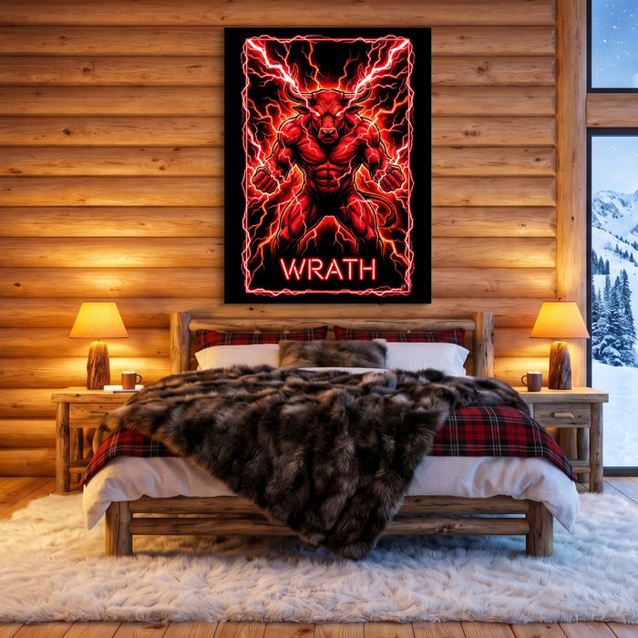 Wrathful Minotaur - Luxury Wall Art
