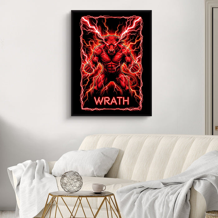 Wrathful Minotaur - Luxury Wall Art
