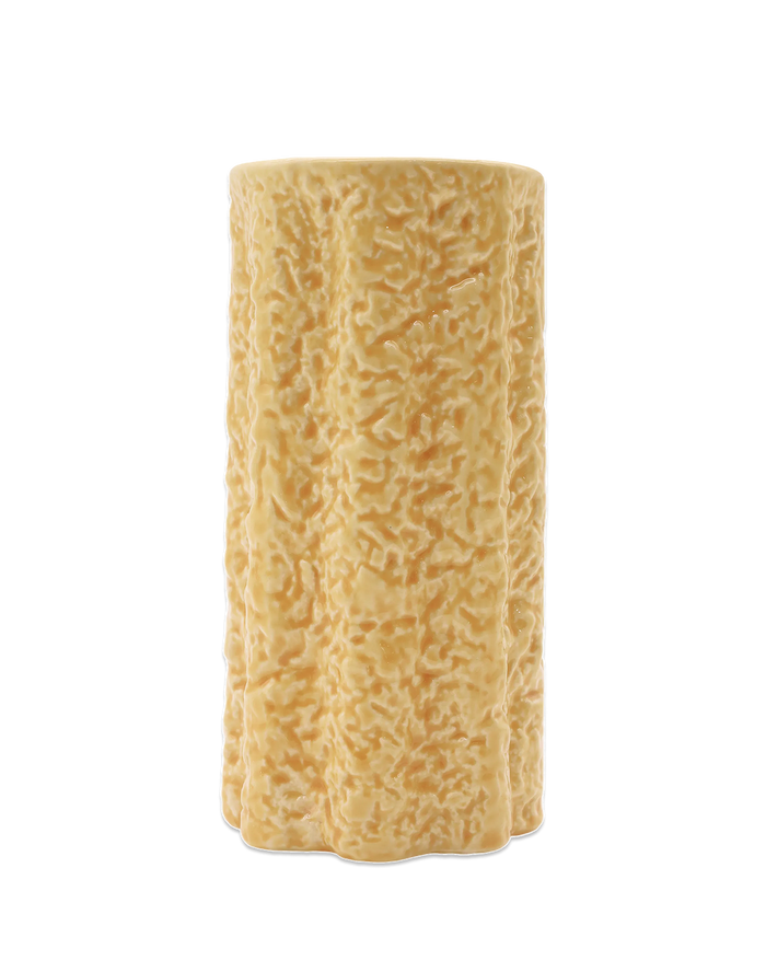 Yellow Ceramic Candle Holder Large