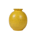 Yellow Orb Vase