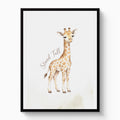 Young Giraffe Smile - Luxury Wall Art