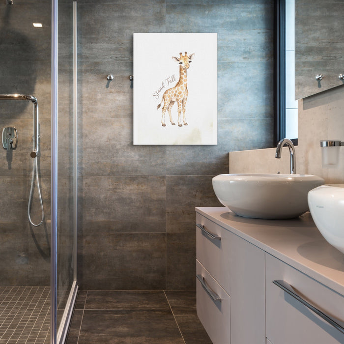 Young Giraffe Smile - Luxury Wall Art