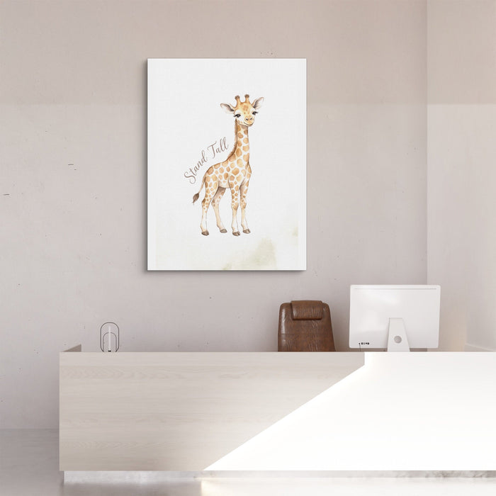 Young Giraffe Smile - Luxury Wall Art